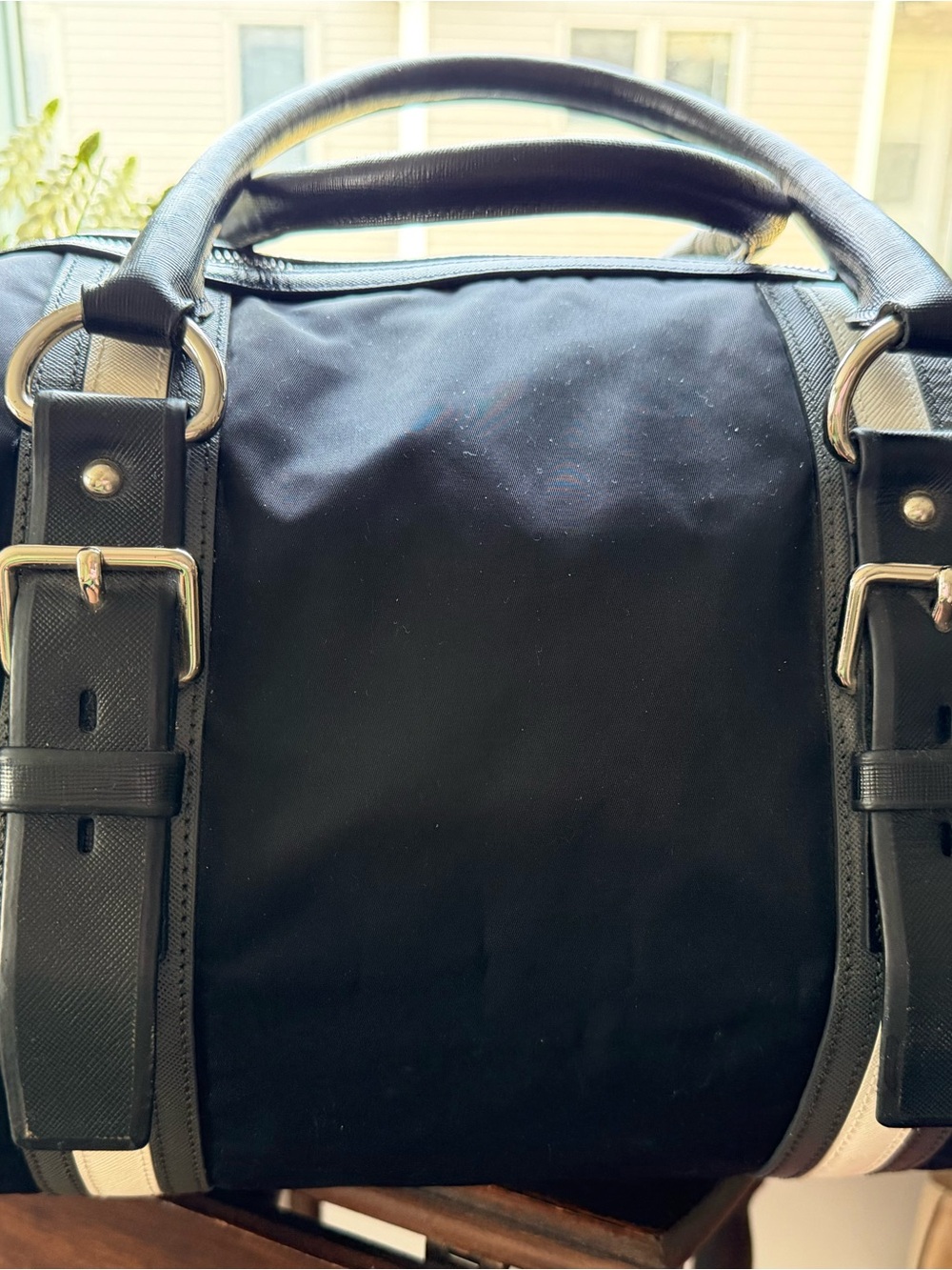 Prada Weekender Duffle Bag Tessuto Large Black $3800 - Picture 2 of 10